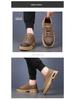 2025 Men's Thick-Soled Retro Casual Leather Shoes - Handmade, Trendy, Versatile Footwear