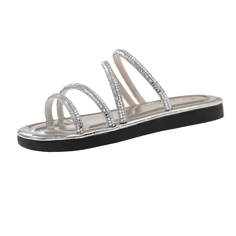 Fairy Wind Slippers Female 2025 Summer New One Shoe Two Wear with Skirt Slippers Seaside Temperament Wear Cool Slippers