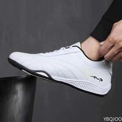 Nowe Męskie Buty z Miękką Podeszwą Oddychające Codzienne Skórzane Płaskie Buty Męskie Trampki Podróżne Modne Antypoślizgowe Buty Formalne Mokasyny Zapatos