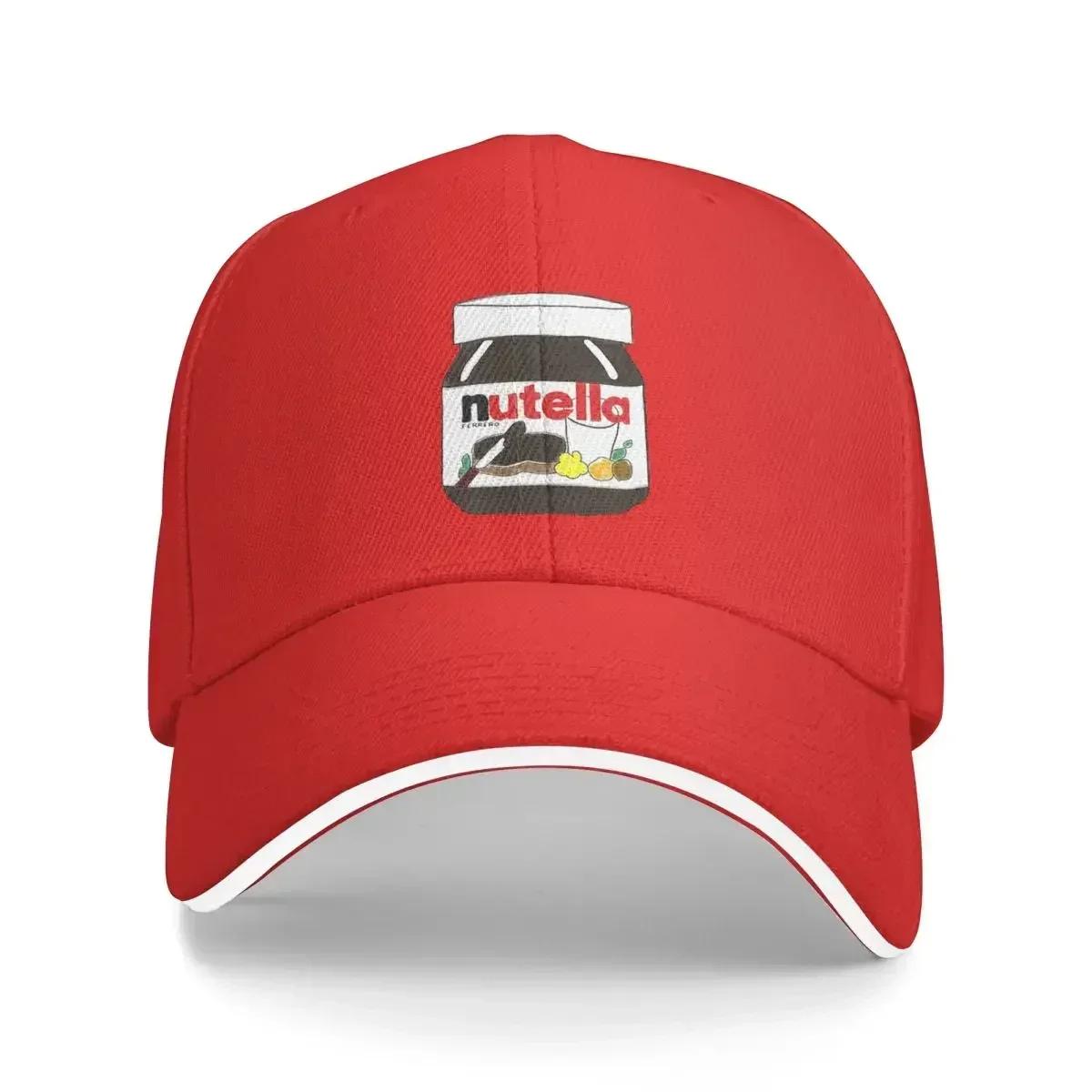 

Бейсболки Nutella Snapback Модные Бейсбольные Кепки Дышащие Повседневные Для Улицы Унисекс Многоцветные Настраиваемые One Size