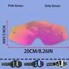 MX Off-Road Motocross Goggles Dustproof Windproof Ski Goggles with PC Lens for Dirt Bike Racing Helmet