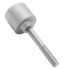 3/2.56/1.77 Inch Diameter Head Fence Post Pounder Steel SDS PLUS Shank Ground Rod Driver Post Driver Attachment Hammer Drills