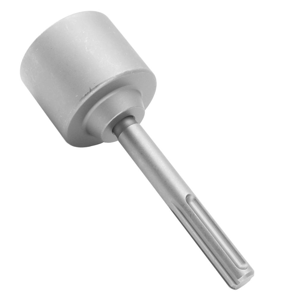 3/2.56/1.77 Inch Diameter Head Fence Post Pounder Steel SDS PLUS Shank Ground Rod Driver Post Driver Attachment Hammer Drills