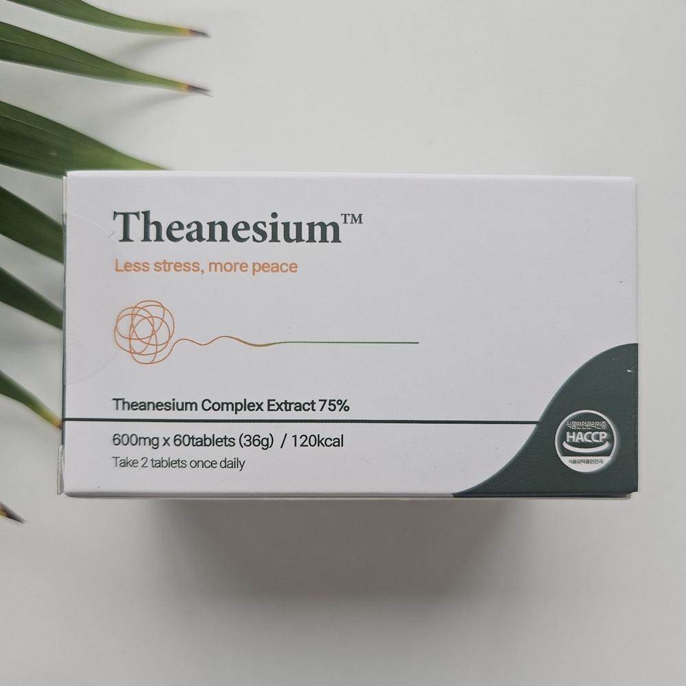 Theanetium Theanine GABA Complex Extract Tablets 1 pcs 60 Tablets