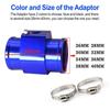 Water Temp Gauge 0-120 Celsius 10MM Water Temperature Sensor T-Fitting Joint Pipe Adapter 26MM~40MM for Car Truck Yacht Boat