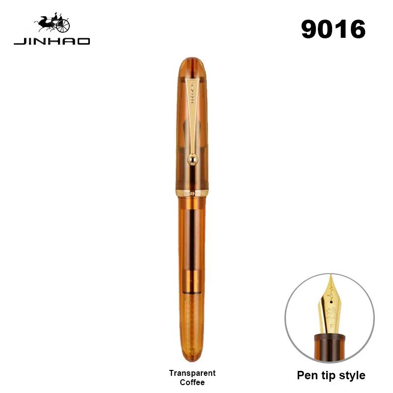 Jinhao 9016 Fountain Pen Acrylic Transparent Color Luxury Pens EF/F/M Extra Fine Nib Writing Office School Supplies Stationery