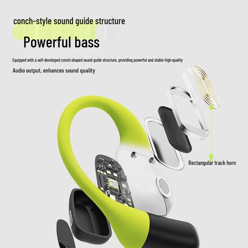 Lansdon AirFit Bone Conduction Open-Ear Sports Bluetooth Earbuds