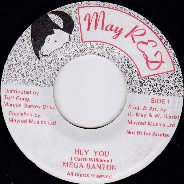 

7inch Record MEGA BANTON Hey You NONE May Red Jamaica Reggae Ska Dub Used