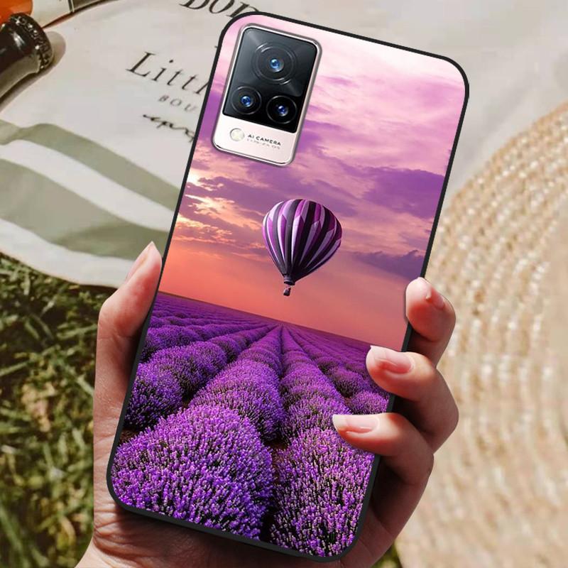 For Vivo V21 5G Case V 21 Silicon Back Cover Phone Case for Vivo V2050 VivoV21 5G Cases Soft Bumper Coque for Vivo V21 5G Fundas