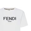 Fendi SS23 T Shirt Women's White FS7254ALCAF0ZNM