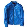 New Genuine Leather Mens Biker Jacket Slim Fit Short Autumn Coat Fashionable Youth Outerwear