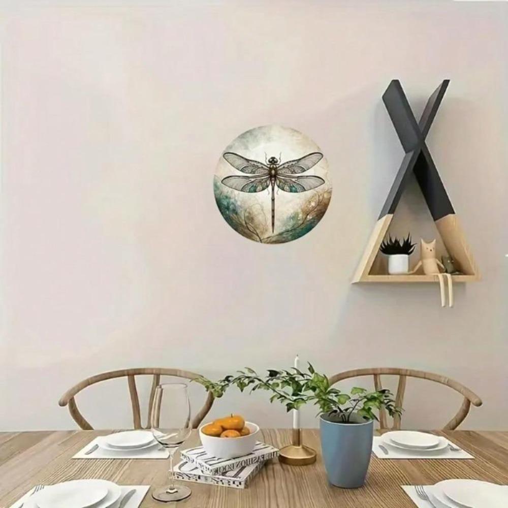 Dragonfly Quote Tin Metal Art Sign Home Garden Cafe Office Decor