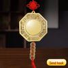 Bagua Mirror: Convex Tai Chi Brass Mirror for Home, Entrance, Living Room & Desktop Decor