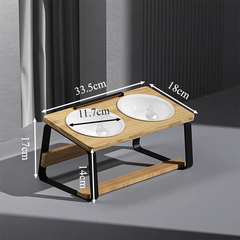 

Ceramic Cat Bowl Pet Kitten Cat Bowls Pets Puppy Dogs Kittens Cats Feeder Water Food Feeding Watering for Dog Elevated Bowl
