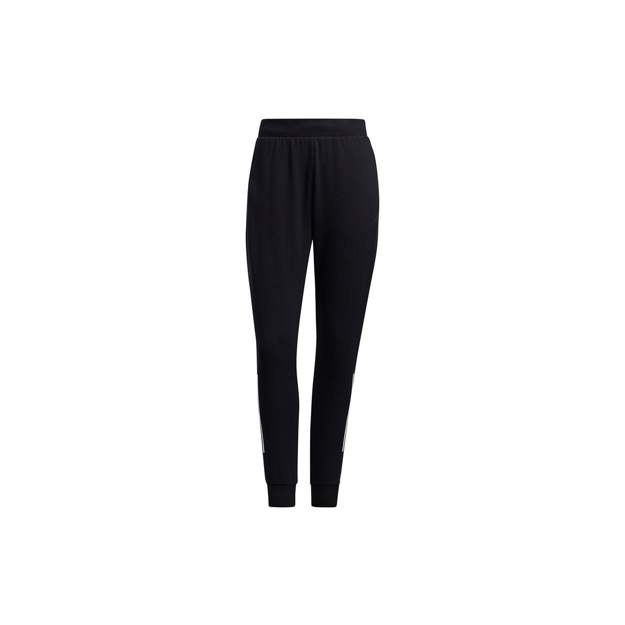(WMNS) adidas Fi Pt Ft 3s Stripe Casual Sports Bundle Feet Long Pants/Trousers Black Women s GP0661 L