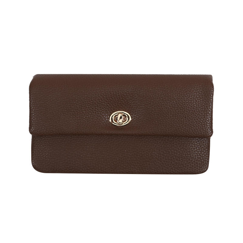 Litchi Pattern Mini Zipper Wallet Soft PU Leather Coin Purse Keychain Clutch Bag Small Card Cash Pouch For Men Women