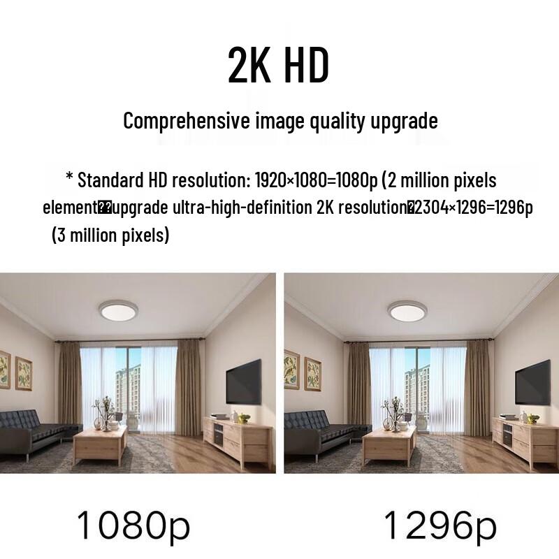 

Xiaomi 2K Pan-Tilt Smart Home Security Camera (CN version)