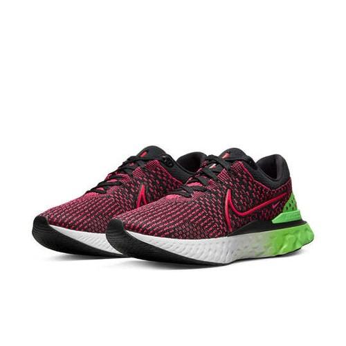 

Nike React Infinity Run Flyknit 3 Siren Red Green Strike Men s DH5392-003 EU 44.5 чорний/зелений