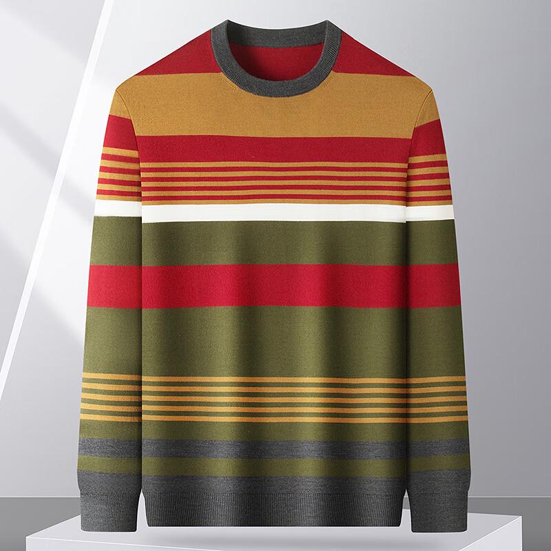 

FAPAI Men s Merino Wool & Lyocell Knitted Sweater 3XL 56