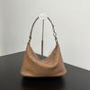 Large Woven Leather Tote Bag Women - Handmade Daily Shoulder Crossbody