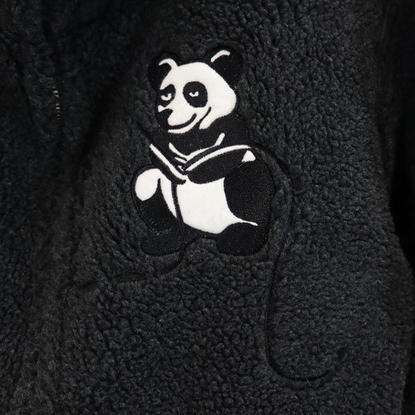 A BATHING APE Boa Panda Zip hoodie S Gray Men's Used