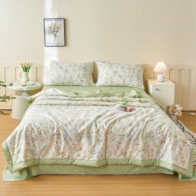 Sommer-Steppdecke aus bedruckter Baumwolle „Belle Anna“