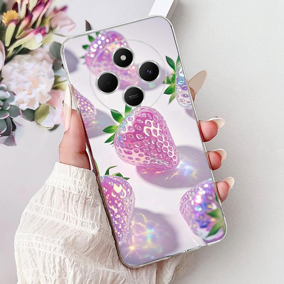 For Xiaomi Redmi 14C Case PocoC75 Lucky Fish Cute Cat Pattern Cover Soft Slim Phone Case For Xiaomi Poco C75 C 75 Redmi14C Shell