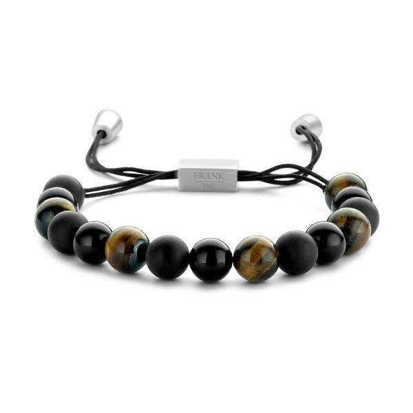 Frank1967 Brown Eye Gemstone Bracelet 7Fb-0329