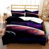 Space Star Bedding Set 2-3Pcs Bedroom Quilt Cover Set Single Double Size Polyester Duvet Cover Pillowcase for Adult Boy Girl