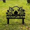 Metal Pig Garden Stake, Custom Pig Farm Sign with Stake, Pig Flower Bed Decor, Pig Pet Lawn Ornament