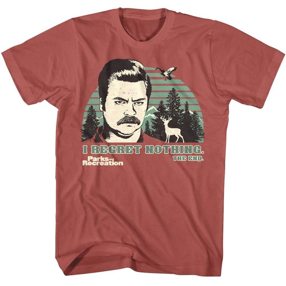 Parks and Recreation I Regret Nothing Men T Shirt L