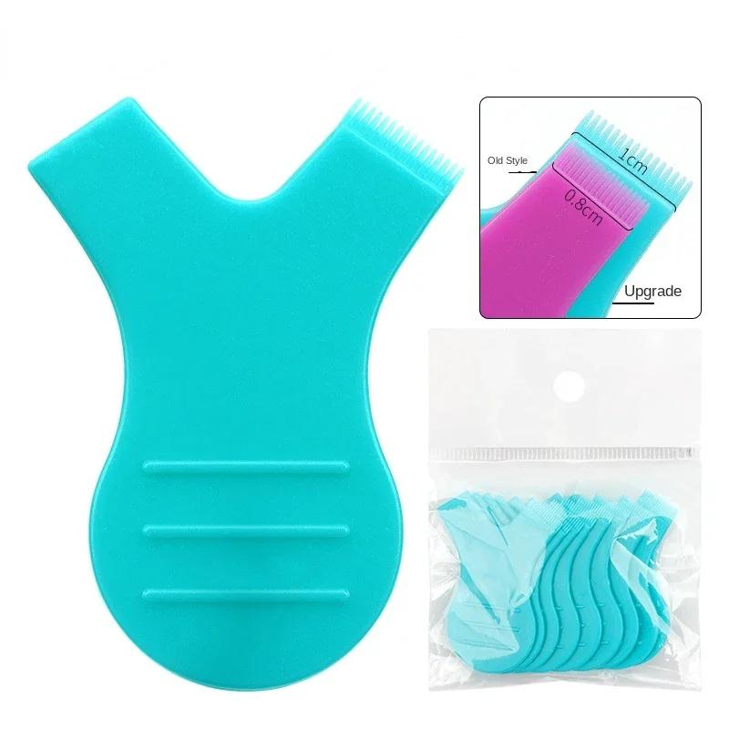 10pcs Makeup Eyelash Brushes Reuseable Plastic Clean Comb Y shape Eyelashe Lifting Curler Eye Lash Extension Perm eyelashe Tools