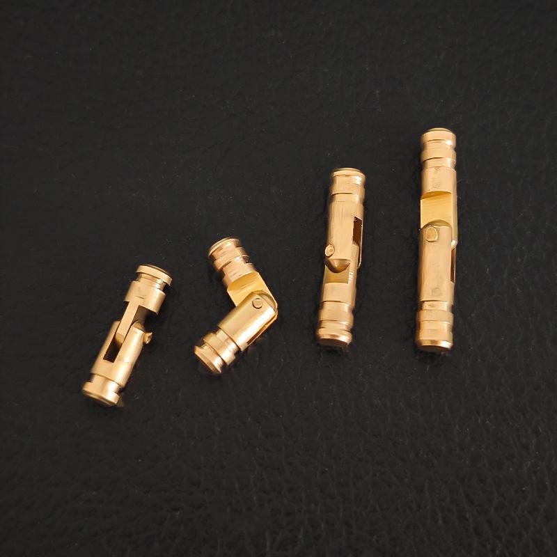 Brass Cylinder Hidden Hinges for Wooden Gift Boxes and Metal Hardware Accessories