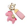 [UYSNWAA] Horse and Horseshoe Keychain Auspicious Horse and Horseshoe Keychain