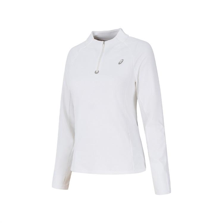 Asics Лайкра Антибактериальный Флис Теплый Удобный Бег Футболка с Длинным Рукавом Женские топы 2012D519-100 XL 6780₽