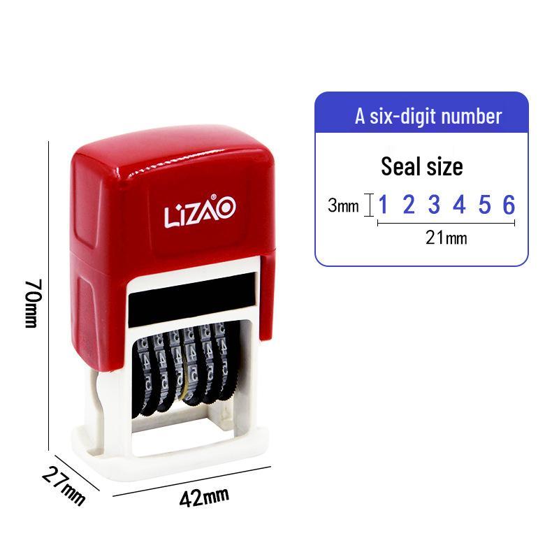 Automatic Re-inking Teacher QC Date Stamp with Adjustable Year, Month, Day