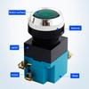 Momentary Push Button Switch 25Mm 5A 380V Circular Small Size Flat Round Red ,Green La19-11 Switch