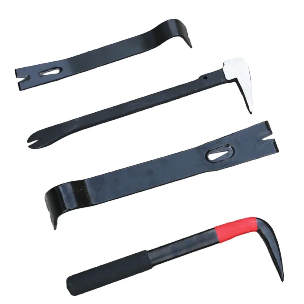 

4PCS Nail Puller Pry Bar Set Multi Flat Crowbar with 45 Manganese Steel for Professional Woodworking and Decor China Mainland
