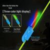 Tri-Color Flashing Night Fishing Rod Tip Light - Hand, Sea, and Raft Rod Bite Indicator Accessory
