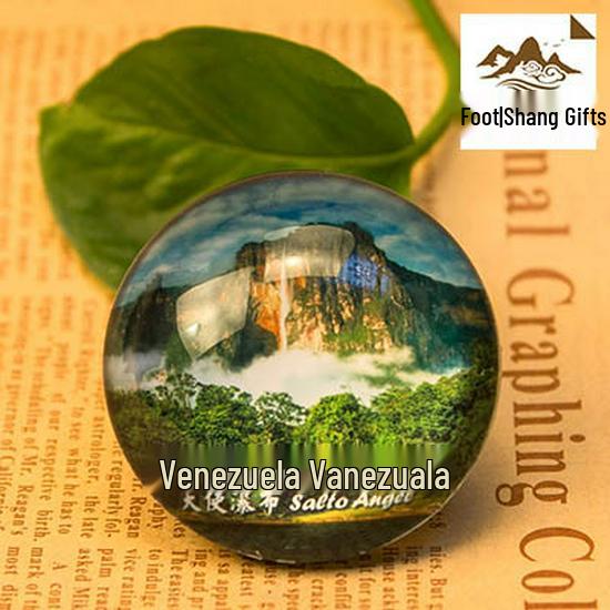 Scenic Souvenir Magnets: Cultural & Creative Landmarks from Brazil & Chile