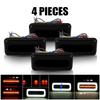 2/4pcs 68led 3 in 1 LED Tail Light Sequential DRL Turn Signal Light Rear Brake Stop Warning Lamp For ATV Truck Trailer 12V 24V