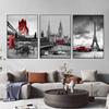 Paris Landscape Oil Painting Eiffel Tower Posters and Prints Modern Wall Art Living Room Home Decoration Frameless
