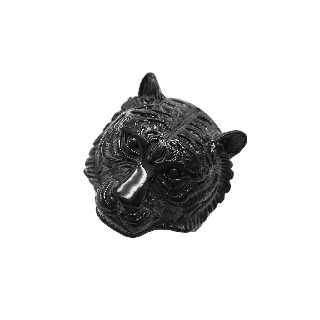 Domineering Tiger Head Men's Titanium Steel Ring