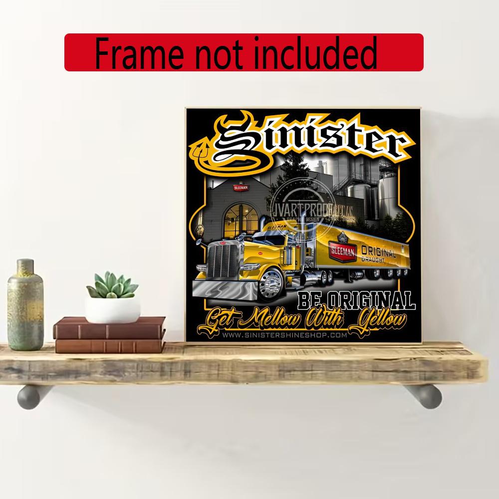 Kenworth Diamond Painting Round Diamond Mosaic Rhinestones Diamond Embroidery Craft Kit Wall Decor Without Frame