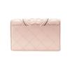 Tory Burch Fleming Flap Magnetic Snap Closure Leather Shoulder Crossbody Wallet Women Wallet Cotton-Candy-Pink 138853-651