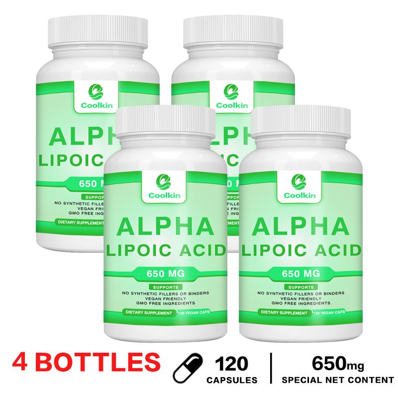 Coolkin is rich in alpha-lipoic acid, 650mg dietary supplement capsules, suitable for both men and women.