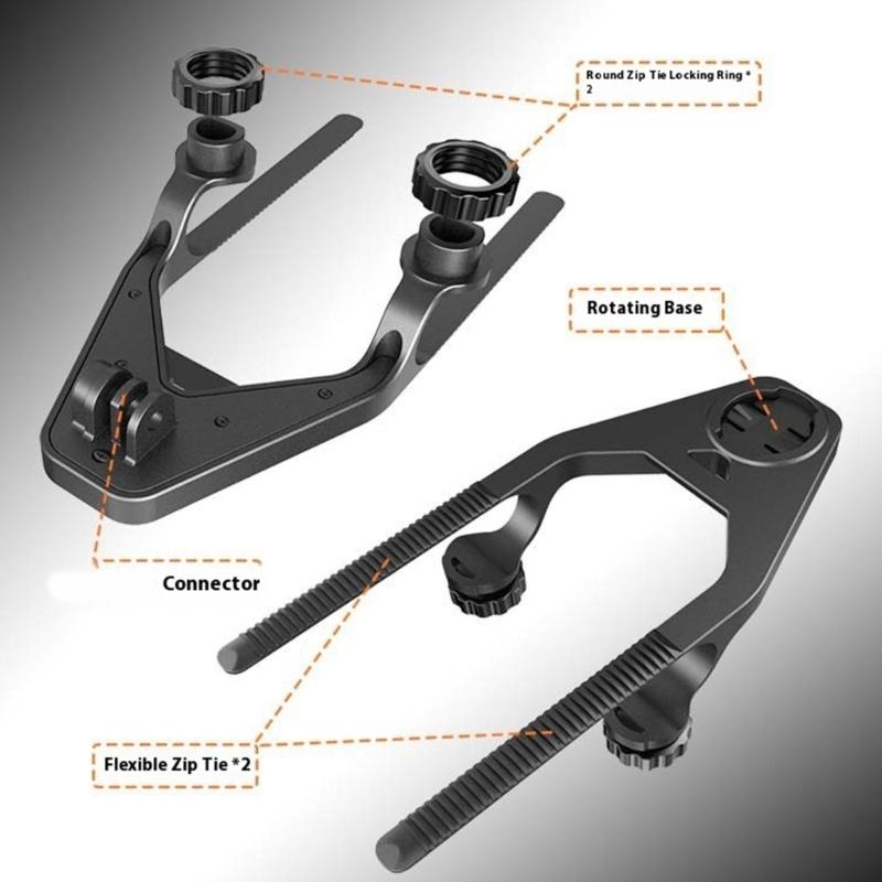 Road Bike Sports Camera Base Stopwatch Stand Handlebar Bicycles Computer Speedmeter Holder Cycling Accessories