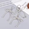 Luxury Sweet Shiny  Bow Keychain  Bowknot Keyring Bag Pendant Bags Key Hanging Decoration For Girls Gift