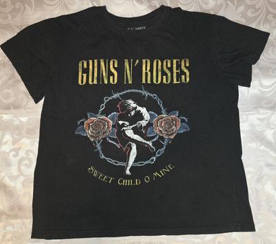 Guns N' Roses Sweet Child O Mine Černé tričko Unisex XL Kapela Turné Rock N Roll Unisex tričko