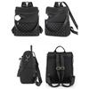 IELGY backpack, nylon cloth rhombus schoolbag, large-capacity Korean version of leisure students Korean version of travel backpack